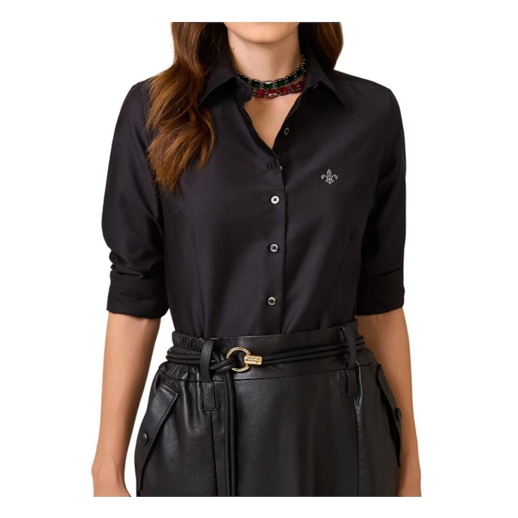 Camisa Feminina Dudalina ML Slim Cetim Luxury - 53010