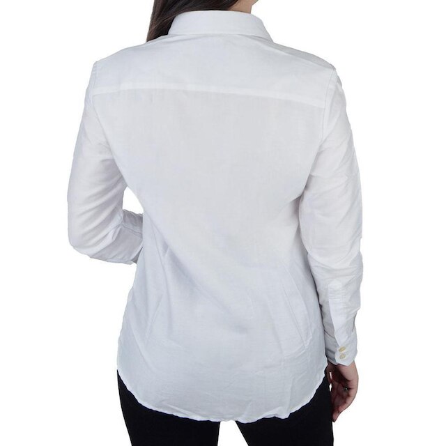 Camisa Feminina Dudalina ML Slim Regular Branca - 530103