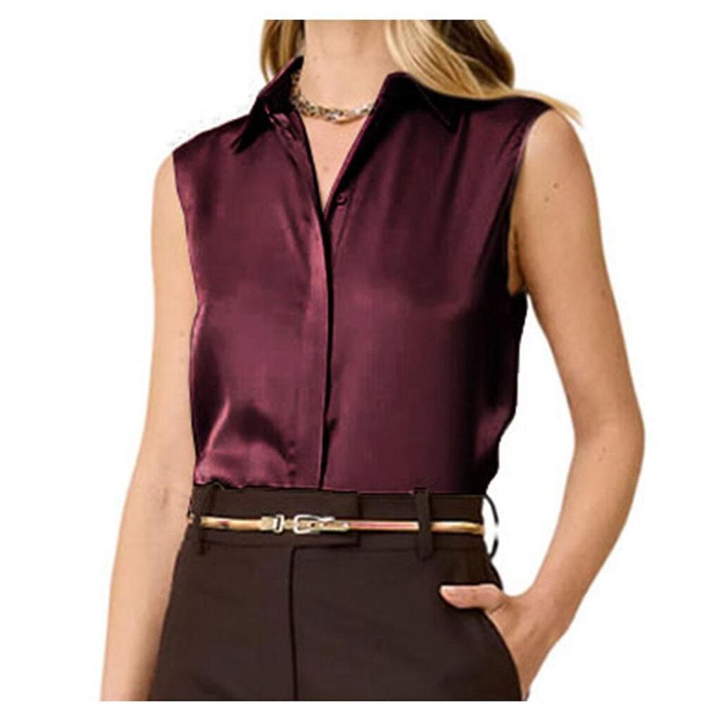 Camisa Feminina Dudalina Regular Fit Aline Vermelha - 13110