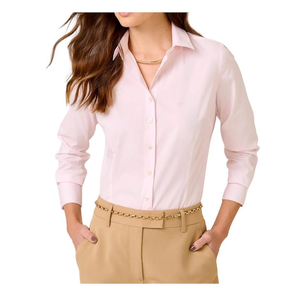 Camisa Feminina Dudalina Tricoline Strech Slim Fit - 530103