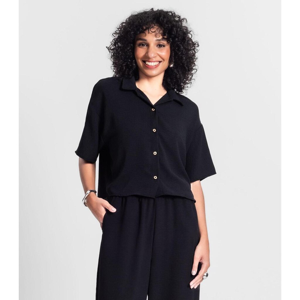 Camisa Feminina Em Air Flow Rovitex Preto