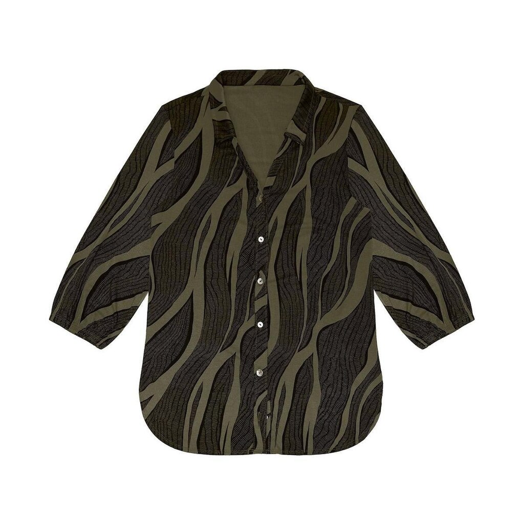 Camisa Feminina Manga Longa 7/8 Rovitex Verde