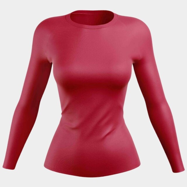 Camisa Feminina Proteção Uv Manga Longa com Poliéster TR4