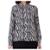 Camisa Feminina Seiki ML Estampada - Preto