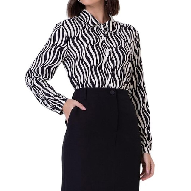 Camisa Feminina Seiki ML Estampada