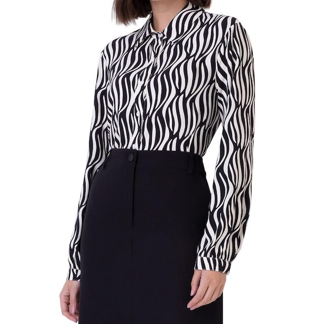 Camisa Feminina Seiki ML Estampada