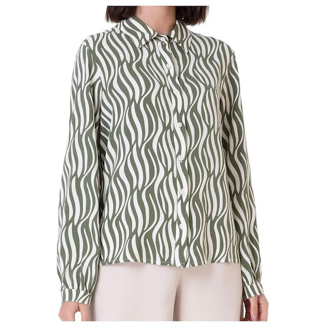 Camisa Feminina Seiki ML Estampada