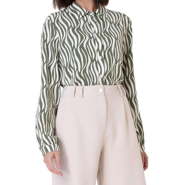 Camisa Feminina Seiki ML Estampada