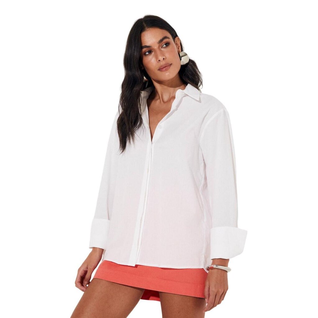 Camisa Feminina Sommer Off-White Tam. GG