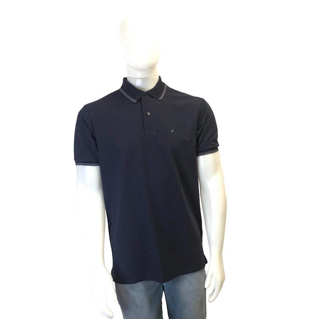 Camisa Fideli Gola Polo Giorno Azul EX PR905057