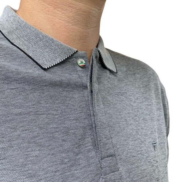Camisa Fideli Gola Polo Giorno Preta PR1605081