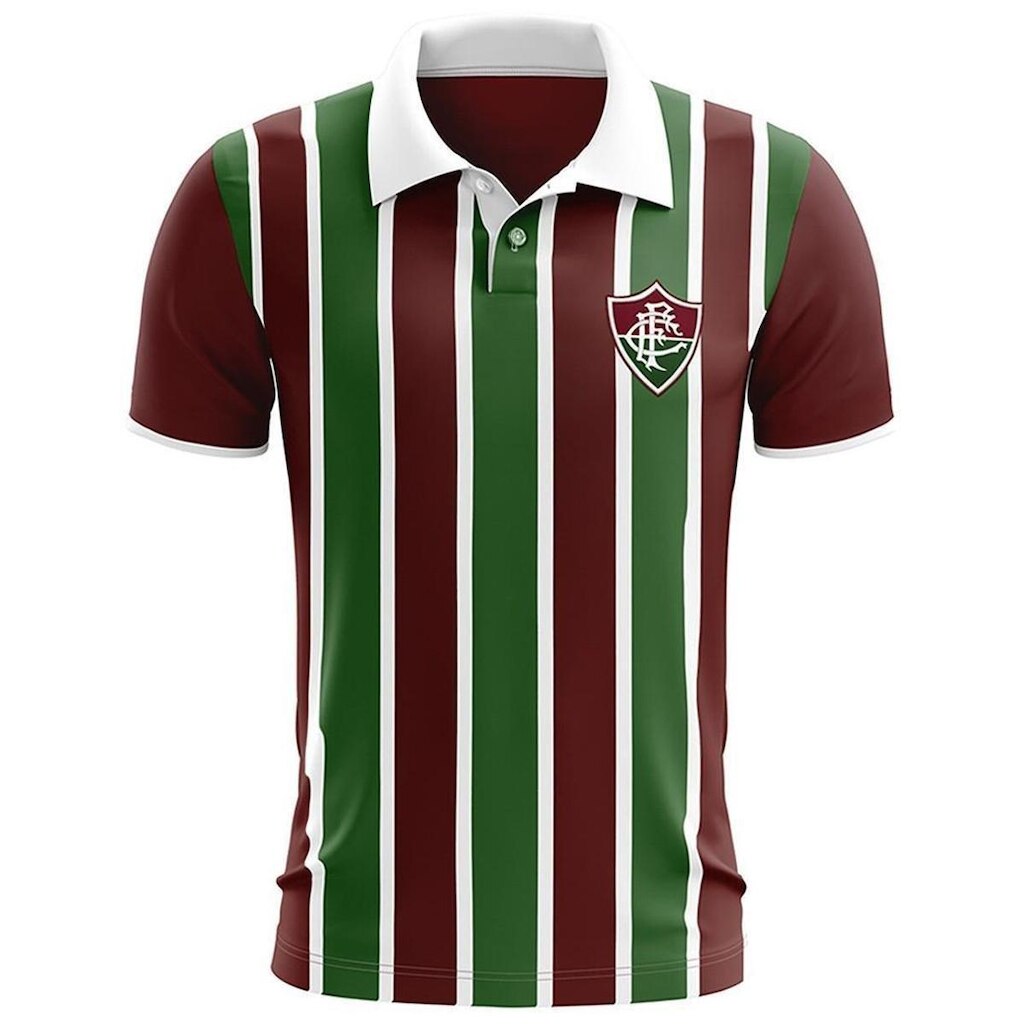 Camisa Fluminense Retrô Polo Masculina