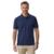 Camisa Gola Polo Com Bolso Masculina Blusa Piquet Basica Algodão Poliester Confortavel Slim Elegante - Marinho