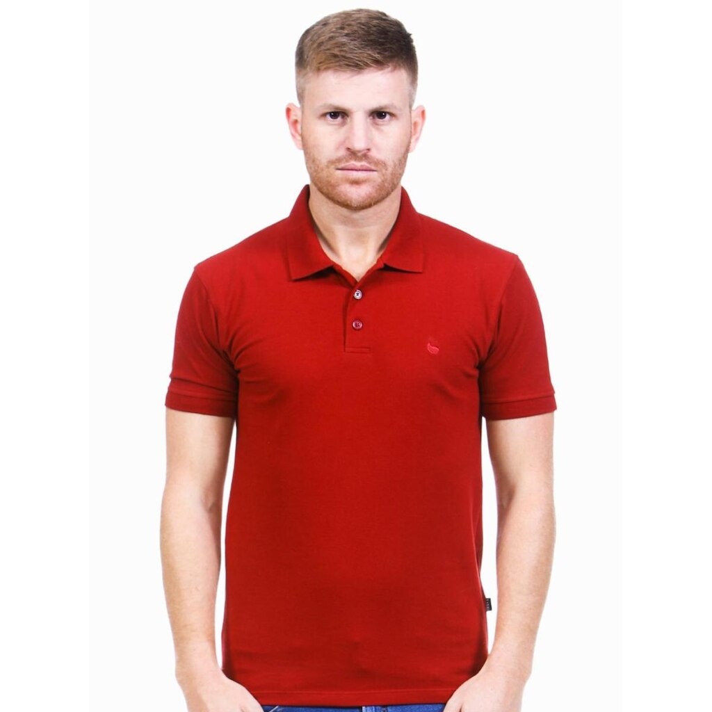 Camisa Gola Polo Masculina Malha Piquet 100% Algodão