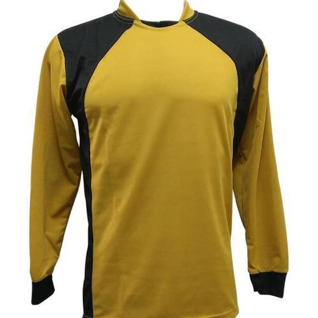 Camisa Goleiro Infantil Com Espuma No Cotovelo Acolchoada