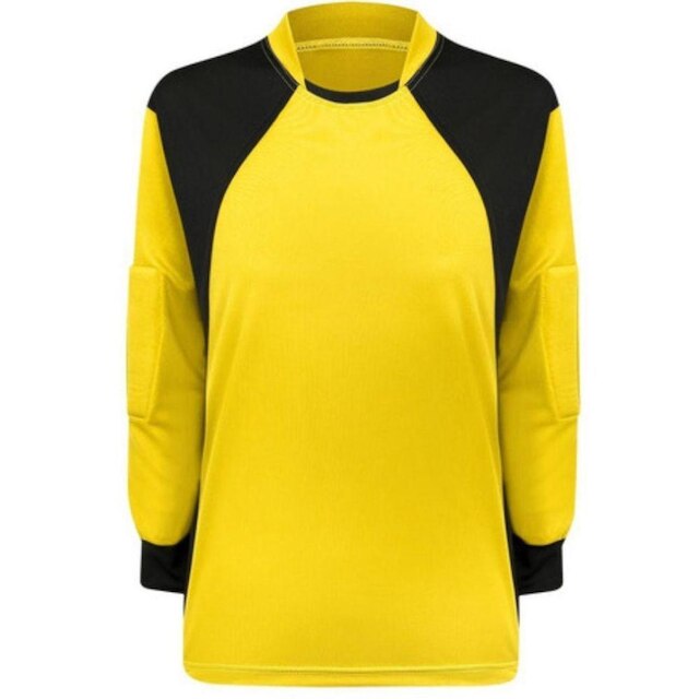 Camisa Goleiro Infantil Com Espuma No Cotovelo Acolchoada