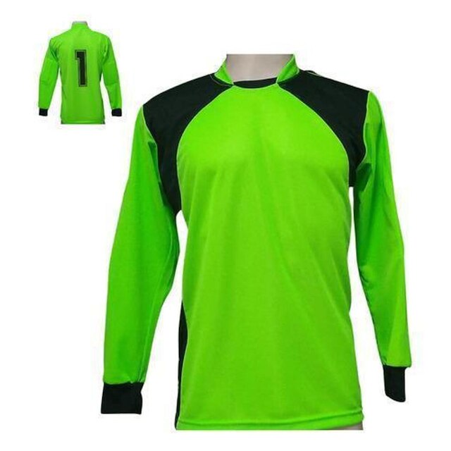 Camisa Goleiro Infantil Com Espuma No Cotovelo Acolchoada