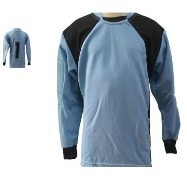 Camisa Goleiro Infantil Com Espuma No Cotovelo Acolchoada
