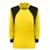 Camisa Goleiro Infantil Com Espuma No Cotovelo Acolchoada - Amarelo+Preto