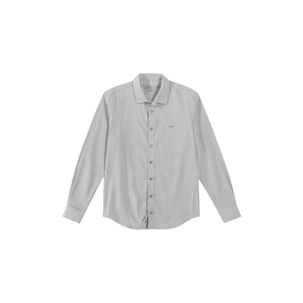 Camisa Hangar 33 Slim Fit Strech Cinza Tam. P