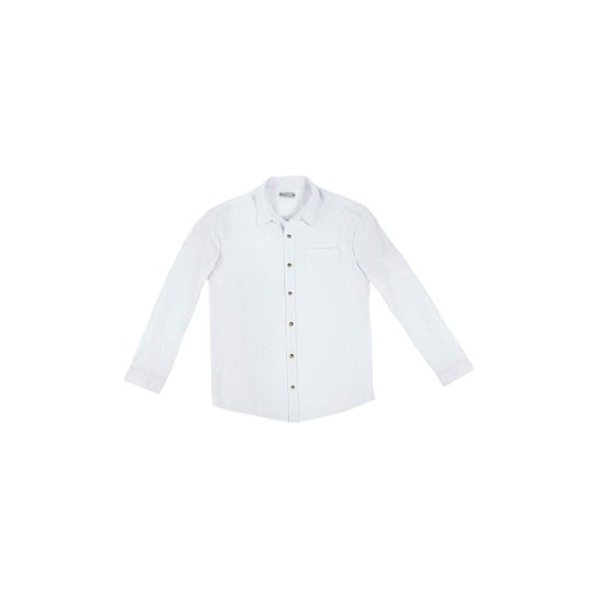 Camisa Hering Básica Slim Manga Longa Em Linho Masculina