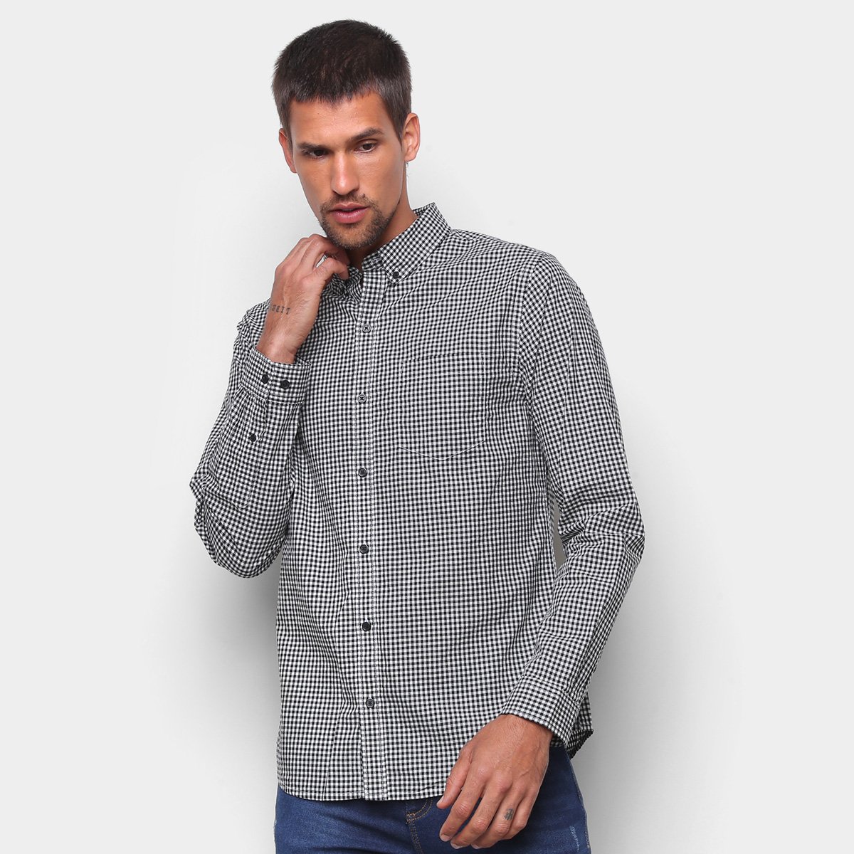 Camisa Hering Xadrez Manga Longa Masculina - Preto é ruim? Camisa Hering Xadrez Manga Longa Masculina - Preto é boa?