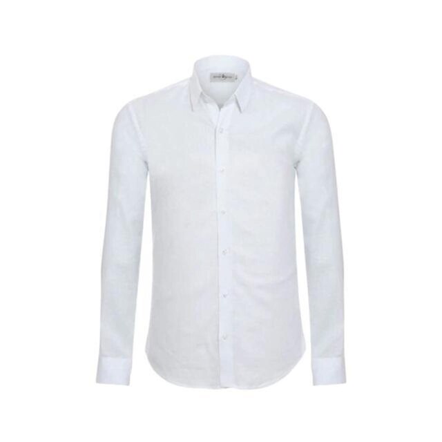 Camisa Hugo Deleon Esporte Linho Branca