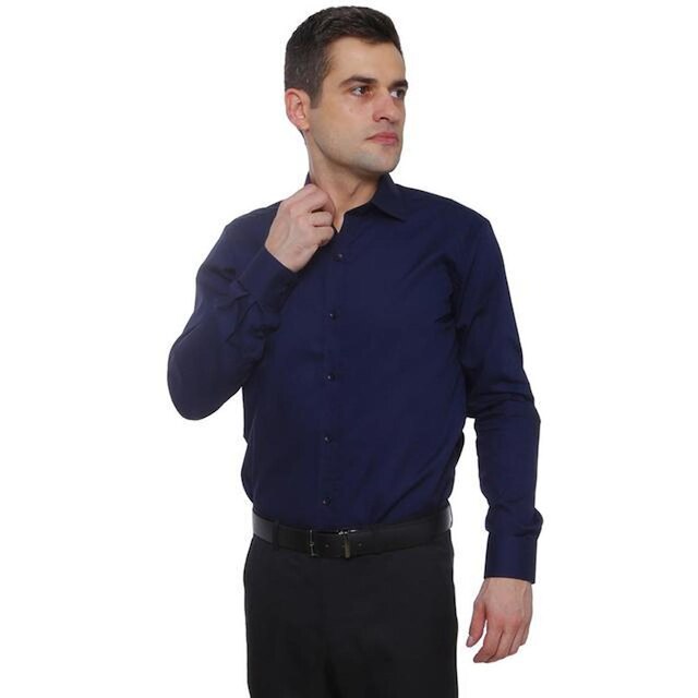 Camisa Hugo Deleon Fio 50 Bulgatti Marinho