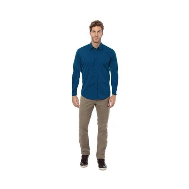 Camisa Hugo Deleon Listrada Marinho