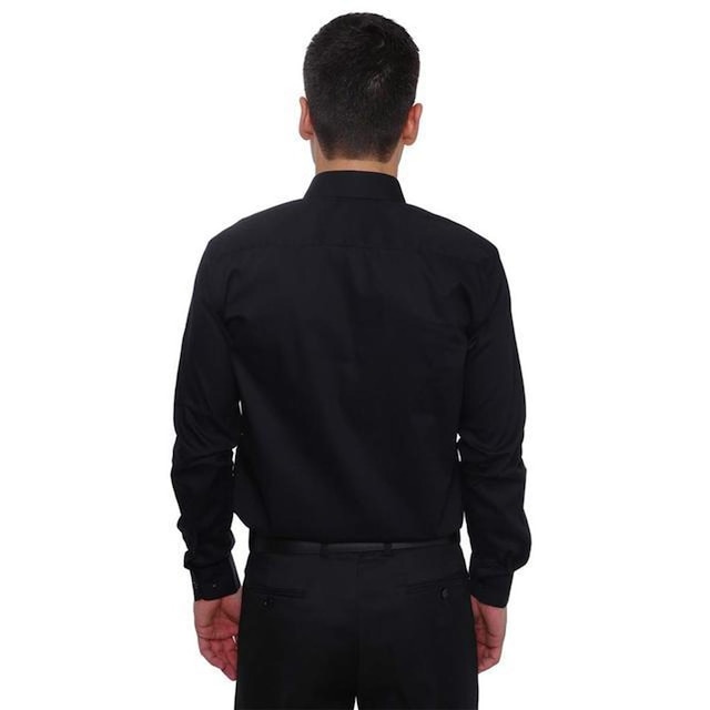 Camisa Hugo Deleon Slim Fit Bulgatti Preta