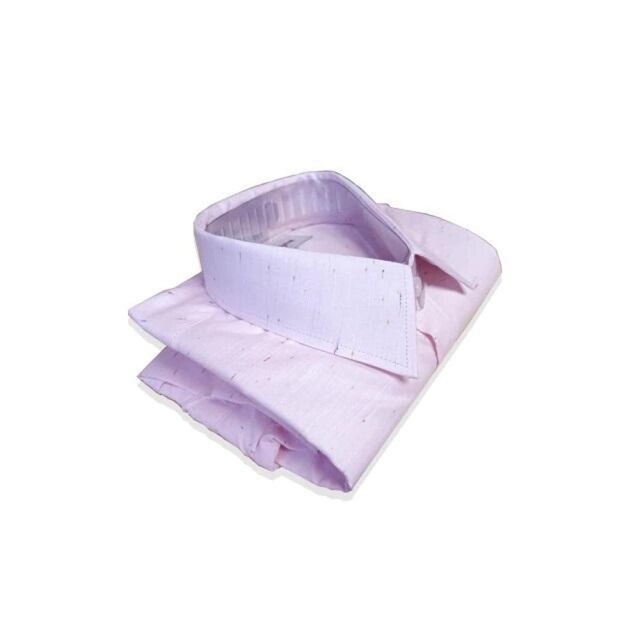 Camisa Hugo Deleon Slim Fit Estampada Rosa