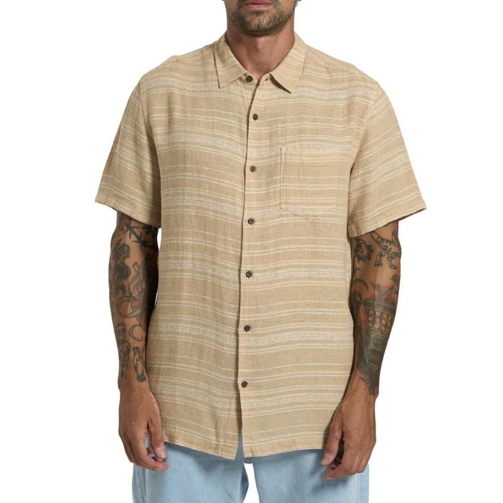 Camisa Hurley Oceanside Ss Amarela