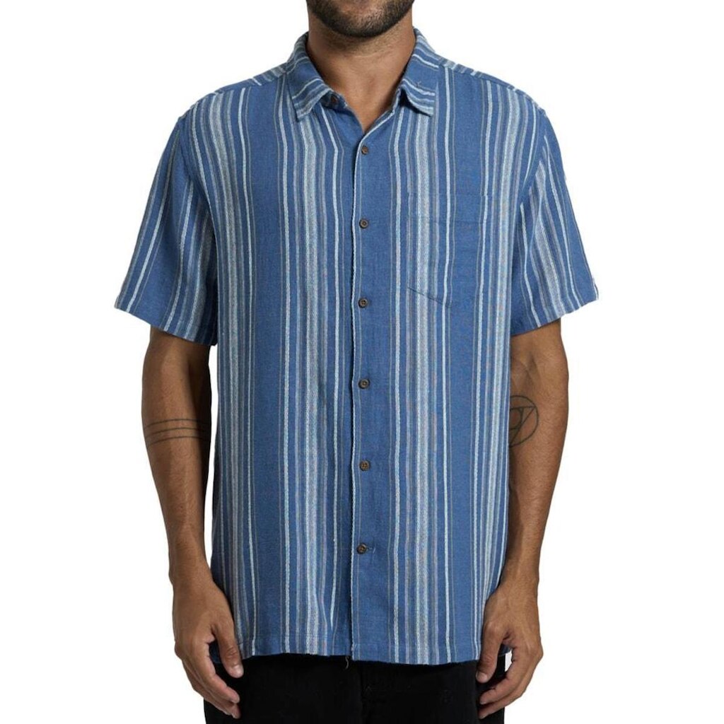 Camisa Hurley Oceanside Ss Azul