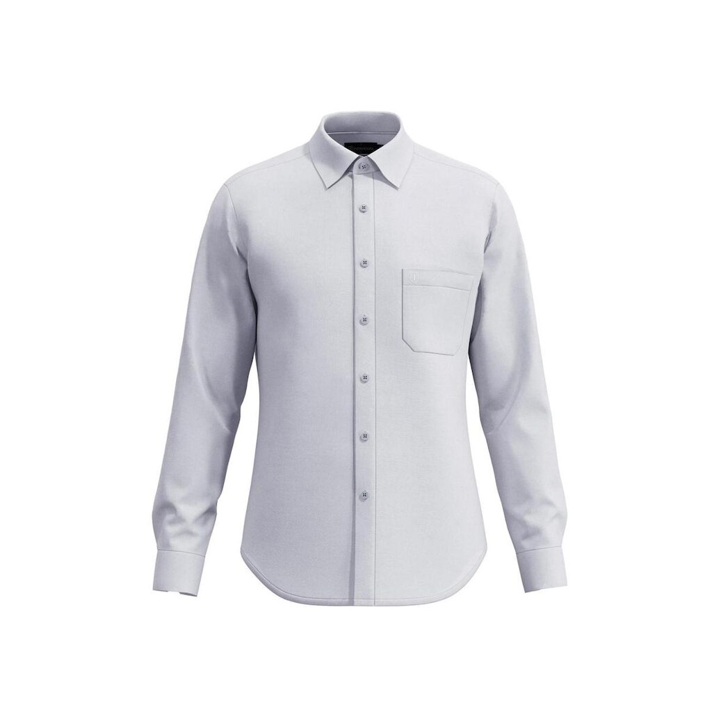 Camisa Individual Comfort Button Down Cinza Claro Tam. 02