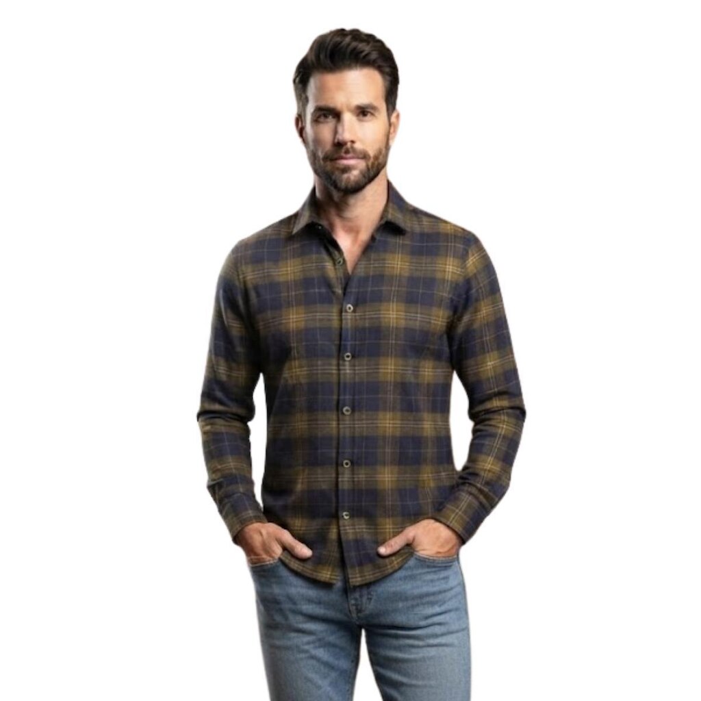 Camisa Individual Xadrez Manga Longa Comfort Flanelada