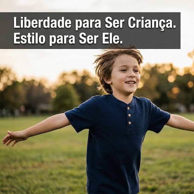 Camisa Infantil Conforto e Estilo Alakazoo Henley Texturizada A0161