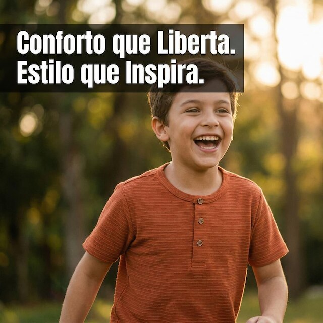 Camisa Infantil Conforto e Estilo Alakazoo Henley Texturizada A0161