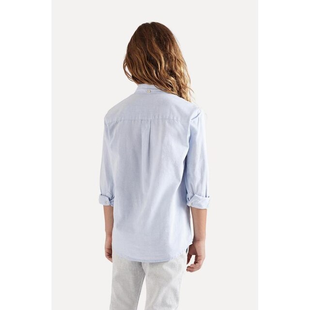 Camisa Infantil Cont Ml Oxford Reserva Mini