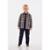 Camisa Infantil em Flanela Xadrez com Forro Up Baby - Azul