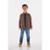 Camisa Infantil em Flanela Xadrez Up Baby - Marrom