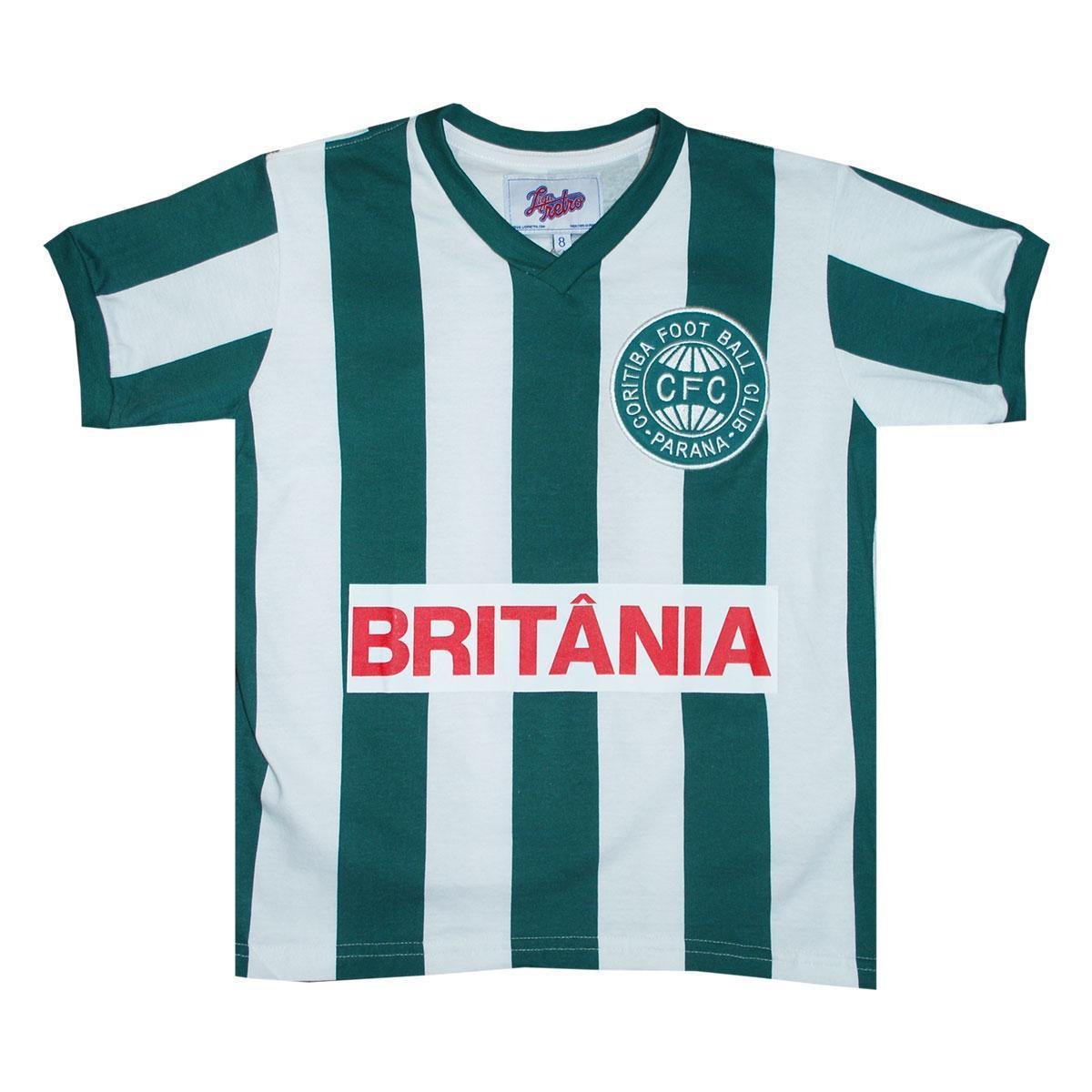 Camisa Infantil Liga Retrô Coritiba 1985 Menor preço em Camisa Infantil Liga Retrô Coritiba 1985