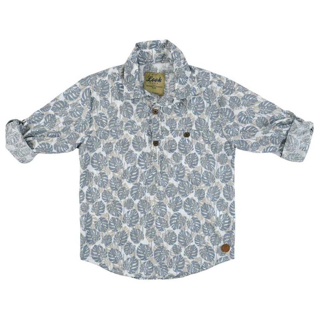 Camisa Infantil Look Jeans Bata Collor - 03 - AZUL