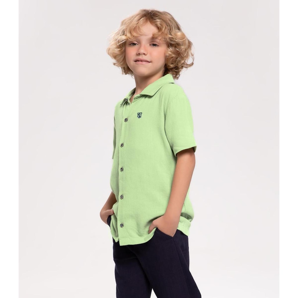 Camisa Infantil Masculina Trick Nick Verde