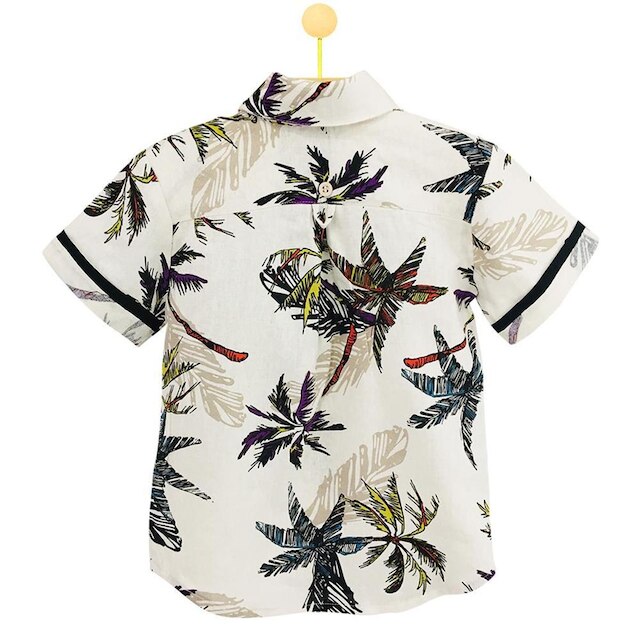 Camisa Infantil Pandi Linho Coqueiro Masculina