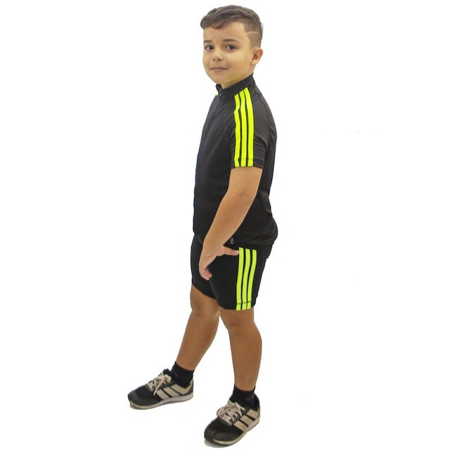 Camisa infantil para Ciclismo DA Modas com friso bolso na costa
