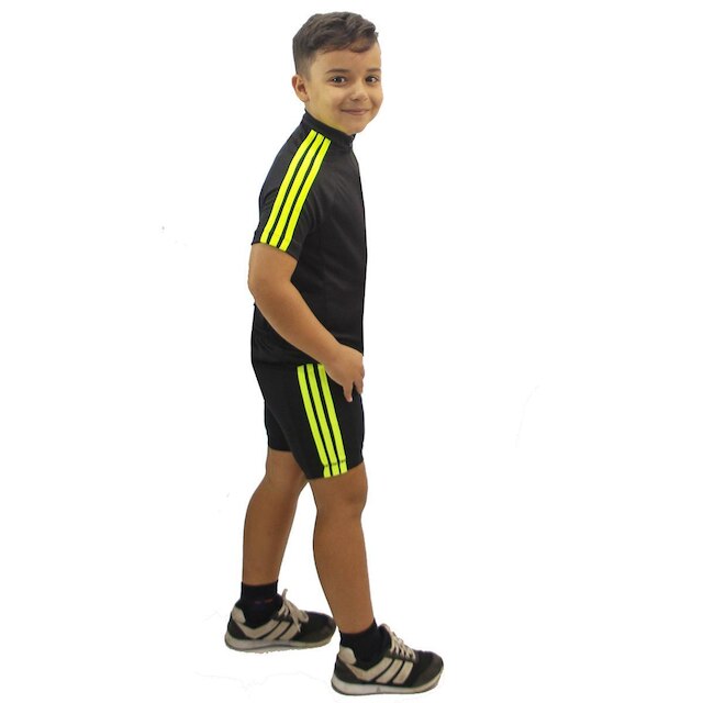 Camisa infantil para Ciclismo DA Modas com friso bolso na costa