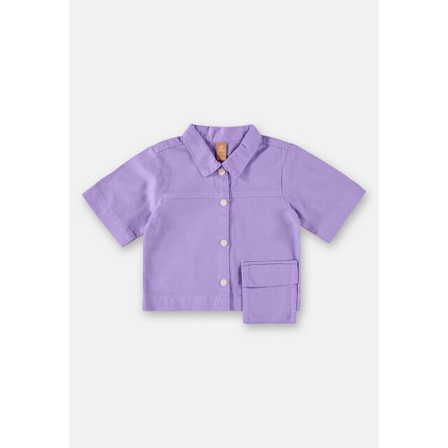 Camisa Infantil para Meninas em Sarja Up Baby