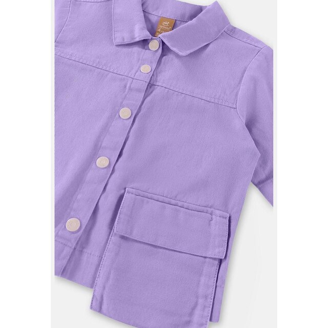 Camisa Infantil para Meninas em Sarja Up Baby