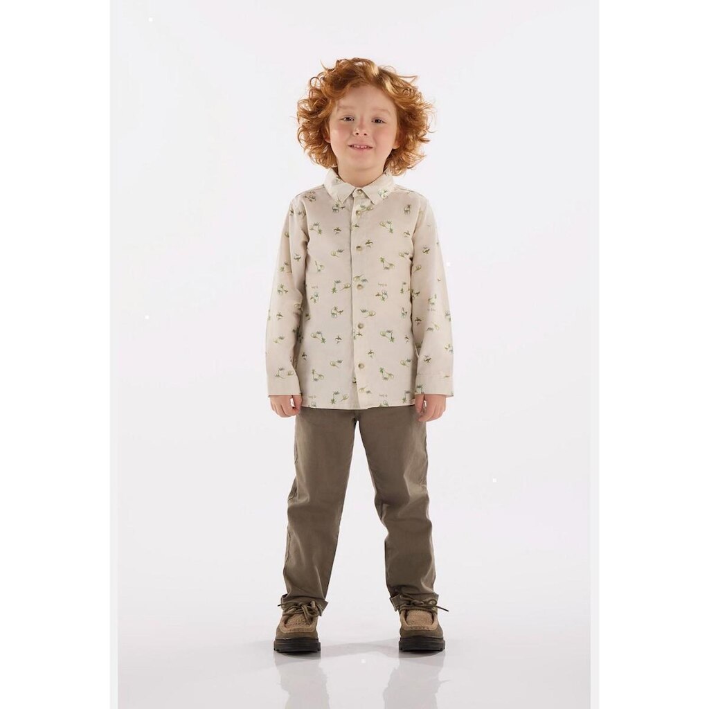 Camisa Infantil para Menino em Sarja Up Baby