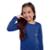 Camisa Infantil Uv Térmica Menina Proteção Solar Segunda Pele - Azul Escuro
